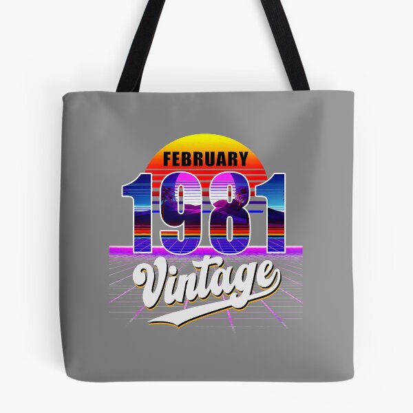 Item preview, Febrero de 1981 40 cumpleaños retro Vaporwave 40's Style designed and sold by DyanStoy.