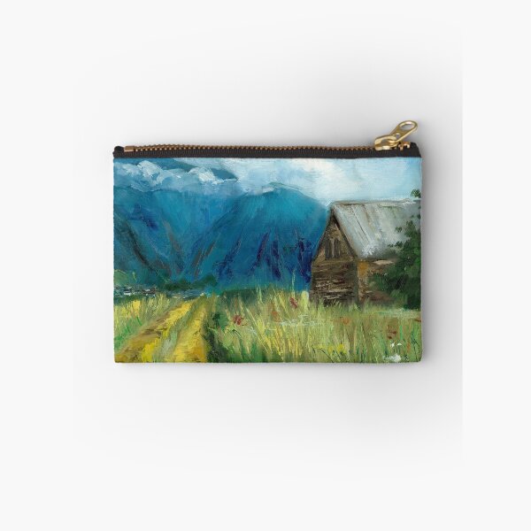Item preview, Mountain Cabin in Summer Kazbegi Georgia designed and sold by EveSmyth.