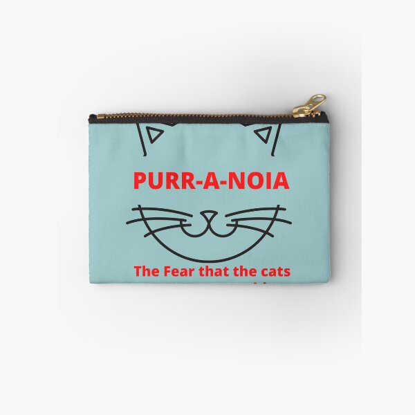 Item preview, Purr-A-noia funny cat art designed and sold by Tshepomuza.