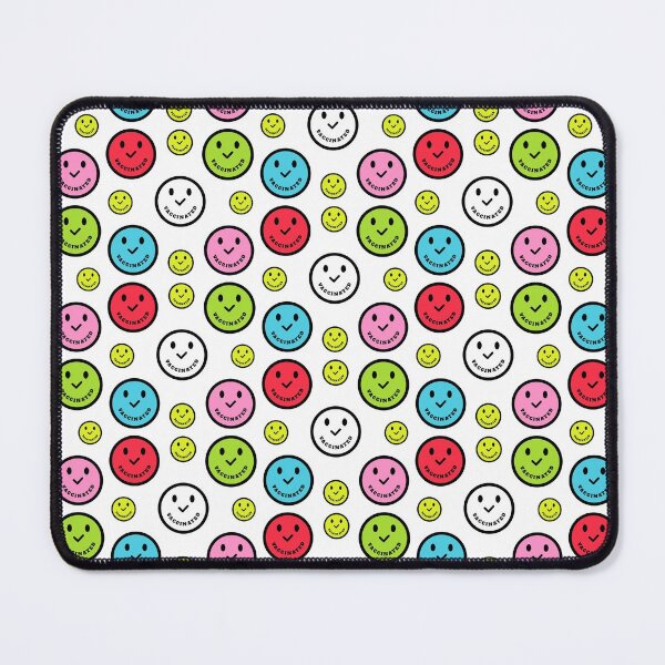 Item preview, Vaccinated Check - Colorful Vaccinated Smiley Face Sticker Pack designed and sold by molamode.