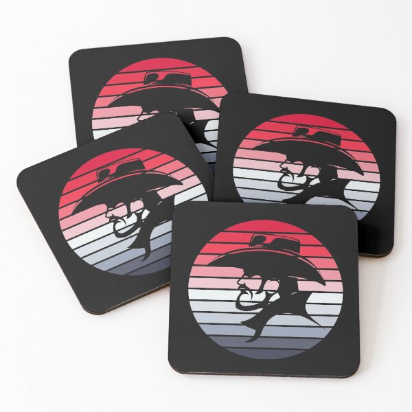 Item preview, Cowboy head retro sunset vintage designed and sold by Trantor-Tees.