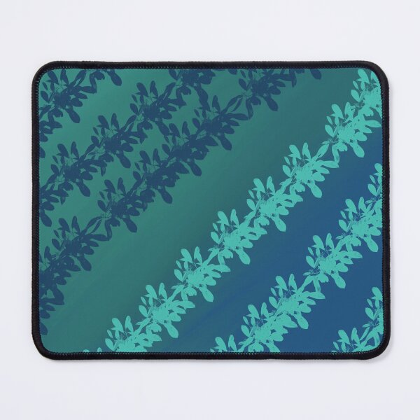 Item preview, Abstract blue leaves designed and sold by Moodyworks.