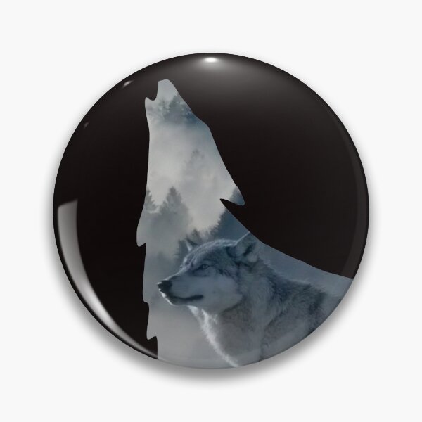 Item preview, Wolf silhouette design - Wolves designed and sold by Jessi-Sketches.