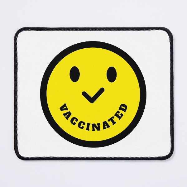 Item preview, Vaccinated Check Smiley Face designed and sold by molamode.