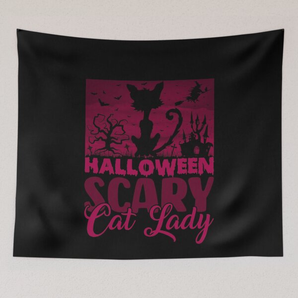 Item preview, Funny Halloween Cat Lady  designed and sold by thecooltable.