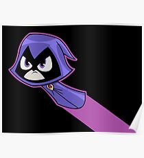 Teen Titans - Raven flying Poster