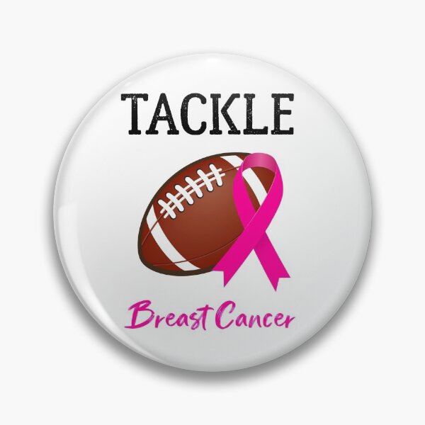 Item preview, Tackle Football Pink Ribbon Breast Cancer designed and sold by zedesigner-.