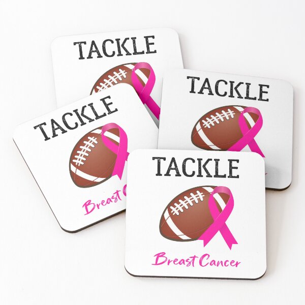 Item preview, Tackle Football Pink Ribbon Breast Cancer designed and sold by zedesigner-.