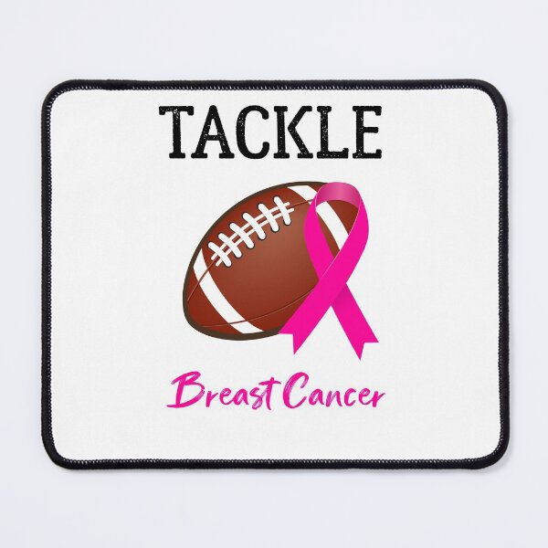 Item preview, Tackle Football Pink Ribbon Breast Cancer designed and sold by zedesigner-.