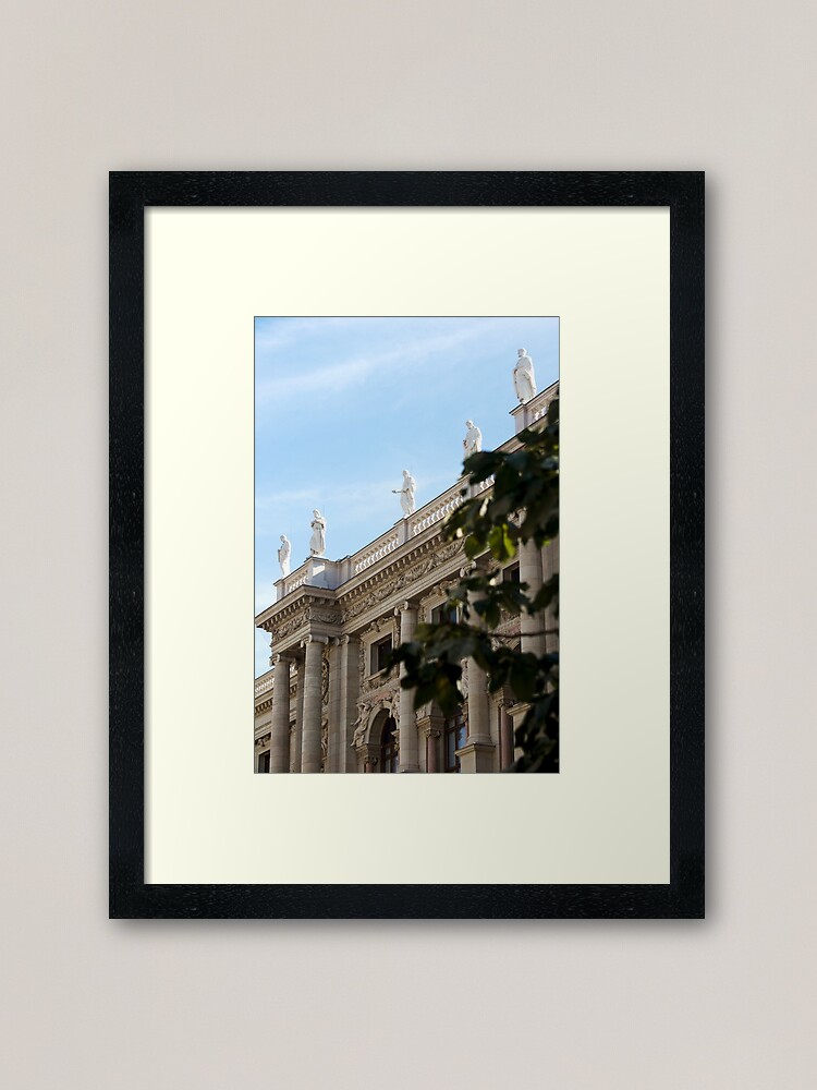 Alternate view of Traditional building frontage, Vienna Framed Art Print