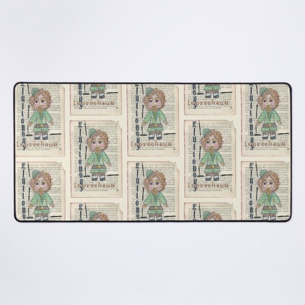 Gluttonous Leprechaun Desk Mat