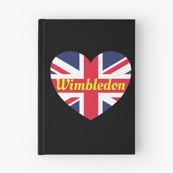 Aperçu de l'œuvre Wimbledon Angleterre ROYAUME-UNI Drapeau De L'Union Britannique Coeur - Wimbledon créée et vendue par DPattonPD.