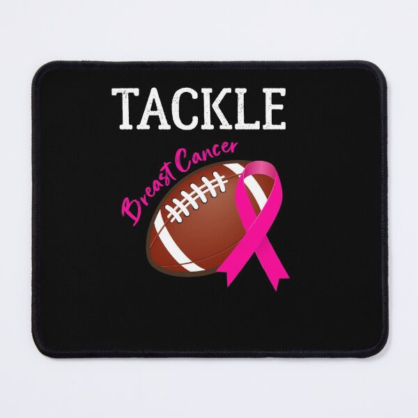 Item preview, Tackle Football Pink Ribbon Breast Cancer designed and sold by zedesigner-.