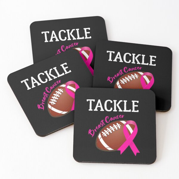 Item preview, Tackle Football Pink Ribbon Breast Cancer designed and sold by zedesigner-.
