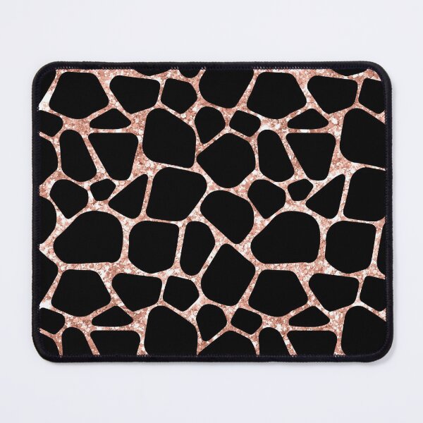 Item preview, Pink and Black Tile Mosaic Print designed and sold by evadeedesigns.