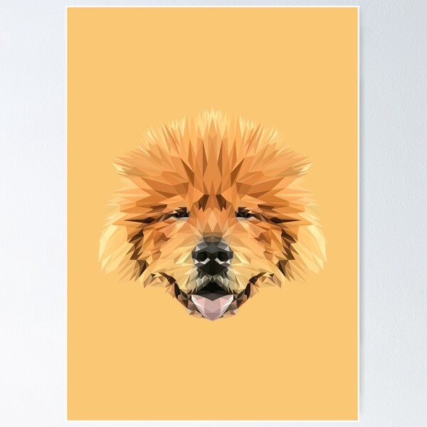 Item preview, Chow chow low poly. designed and sold by shekularaz.