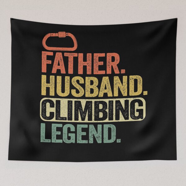 Item preview, Father Husband Climbing Legend Funny Climbing designed and sold by Stronzi.
