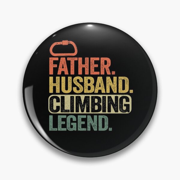 Item preview, Father Husband Climbing Legend Funny Climbing designed and sold by Stronzi.