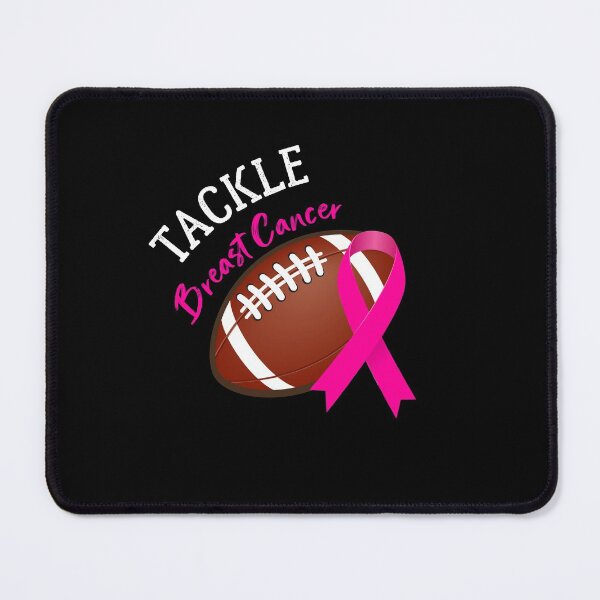 Item preview, Tackle Football Pink Ribbon Breast Cancer designed and sold by zedesigner-.