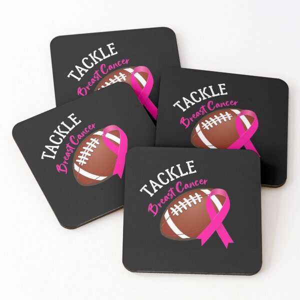 Item preview, Tackle Football Pink Ribbon Breast Cancer designed and sold by zedesigner-.