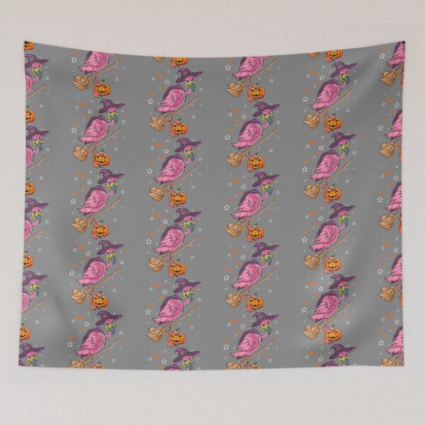 Item preview, Flamingoween Funny Witch Flamingo Lover Halloween Women Kids designed and sold by DyanStoy.