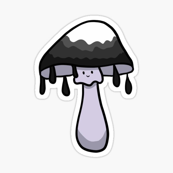 Inky Cap Mushroom  Sticker