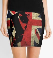 Sherlock Bored Vector Mini Skirt
