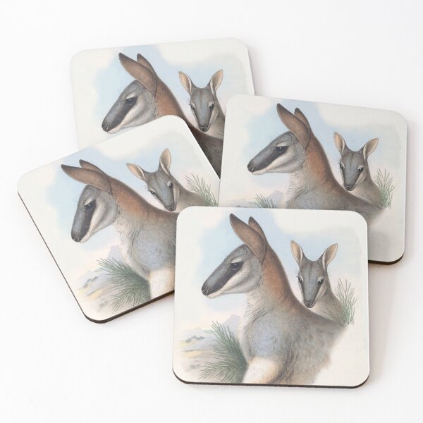Item preview, Toolache Wallaby  (once identified as Halmaturus greyi) by Henry C. Richter designed and sold by TheCurators.