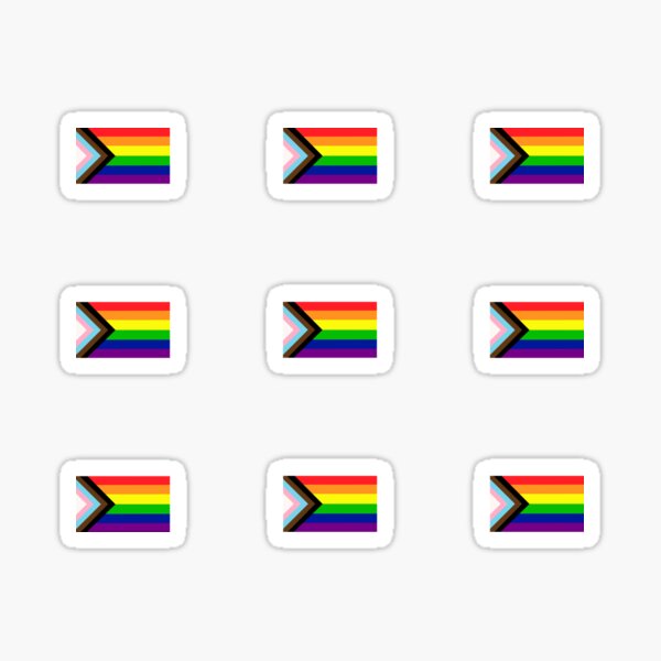 Subtle Progress Pride Flag Sticker