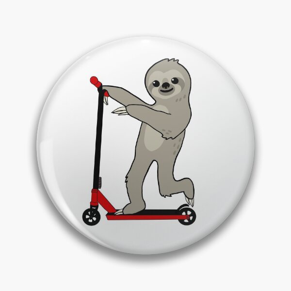 Item preview, Scooter Sloth designed and sold by Lyndsedoodle.