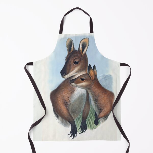 Item preview, Bennett's Wallaby With Her Joey designed and sold by TheCurators.