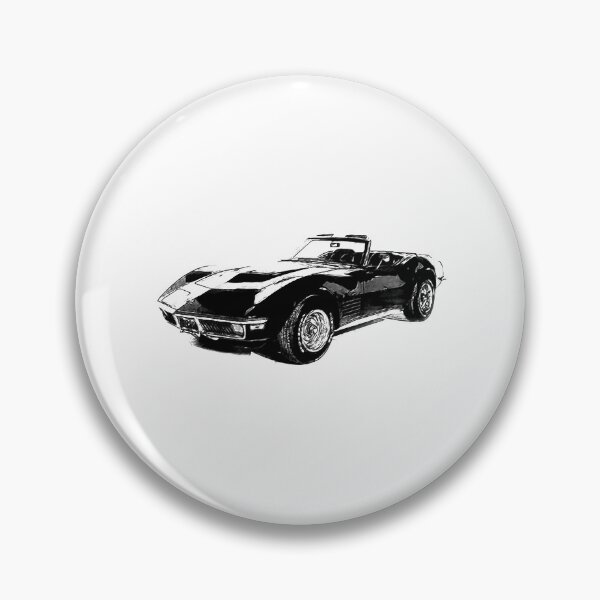 Item preview, 1971 Chevrolet Corvette convertible drawing designed and sold by JonesAshera.