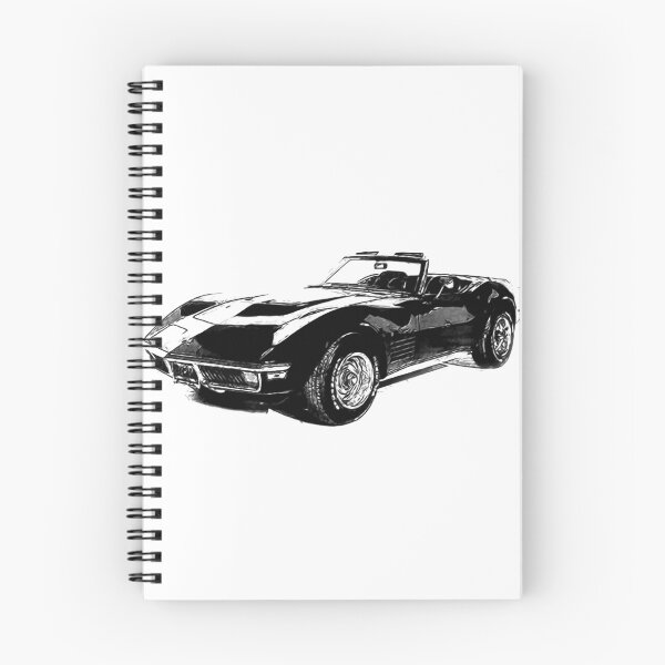 Item preview, 1971 Chevrolet Corvette convertible drawing designed and sold by JonesAshera.