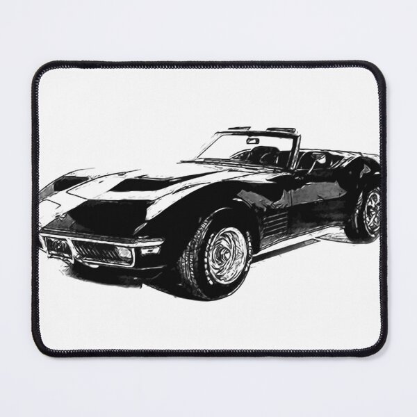 Item preview, 1971 Chevrolet Corvette convertible drawing designed and sold by JonesAshera.