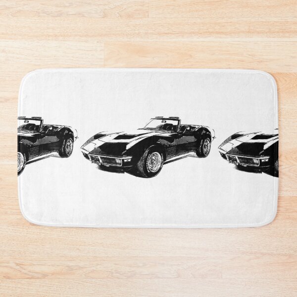 Item preview, 1971 Chevrolet Corvette convertible drawing designed and sold by JonesAshera.