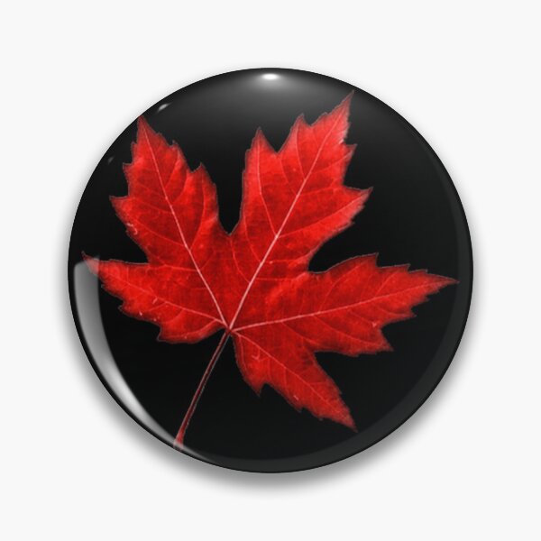 Item preview, red Maple Leaf stickers designed and sold by PAYSD.
