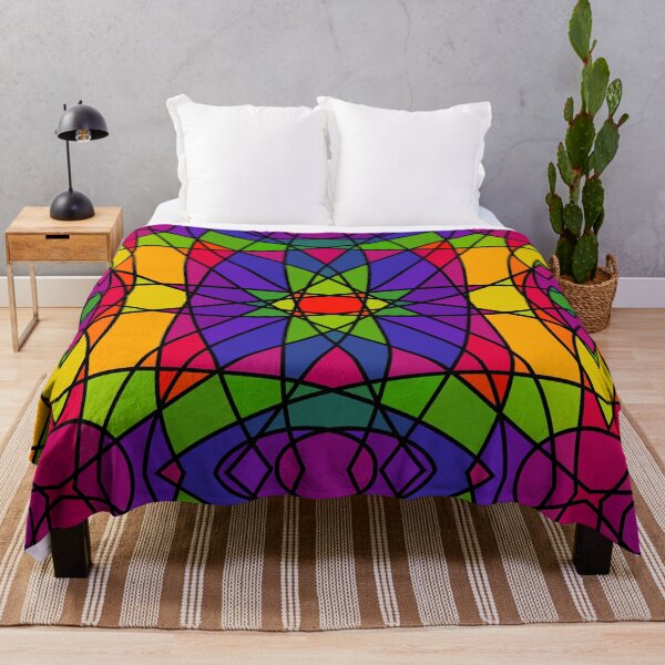 Item preview, Stained Glass Mosaic Flower Burst designed and sold by ThatsJustJilly.