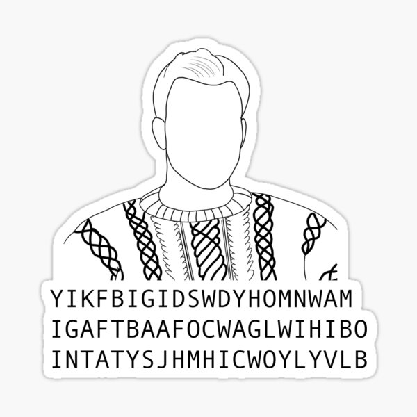 Knives out inspired STICKER ONLY Sticker
