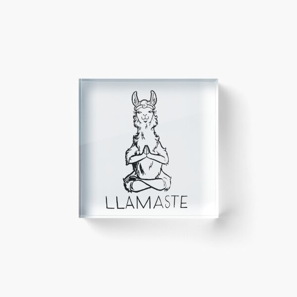Item preview, Llamaste Cute, Funny Yoga Llama Namaste Workout designed and sold by JonesAshera.