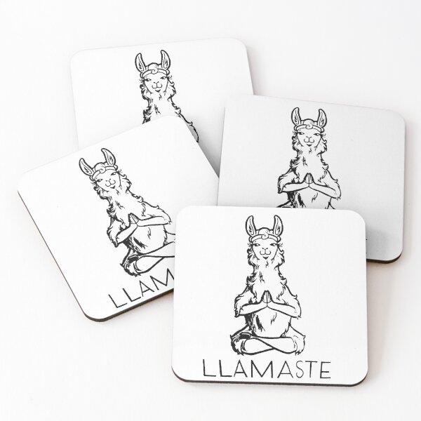 Item preview, Llamaste Cute, Funny Yoga Llama Namaste Workout designed and sold by JonesAshera.
