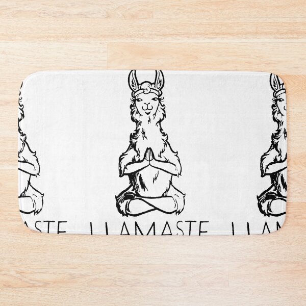Item preview, Llamaste Cute, Funny Yoga Llama Namaste Workout designed and sold by JonesAshera.