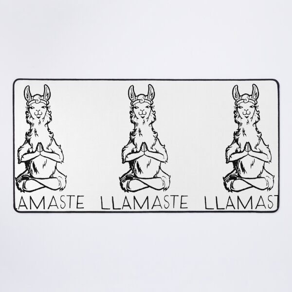 Item preview, Llamaste Cute, Funny Yoga Llama Namaste Workout designed and sold by JonesAshera.