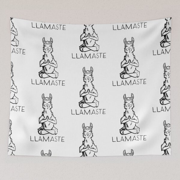 Item preview, Llamaste Cute, Funny Yoga Llama Namaste Workout designed and sold by JonesAshera.