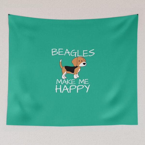 Item preview, Beagles Make Me Happy designed and sold by AlwaysAwesome.