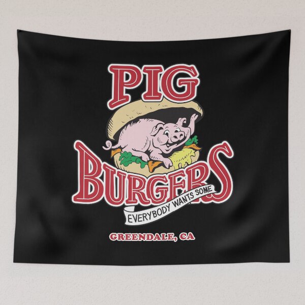 Item preview, Pig Burgers designed and sold by TeeArcade84.