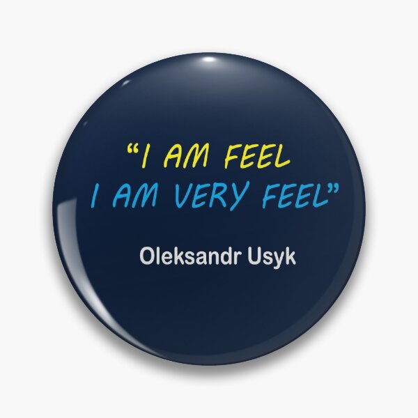 Item preview, "I AM FEEL. I AM VERY FEEL"  - Usyk, Heavyweight boxing champion. designed and sold by Art-for-World.