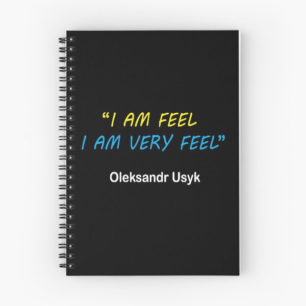 Item preview, "I AM FEEL. I AM VERY FEEL"  - Usyk, Heavyweight boxing champion. designed and sold by Art-for-World.