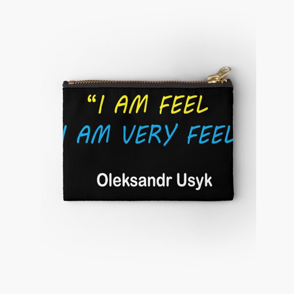 Item preview, "I AM FEEL. I AM VERY FEEL"  - Usyk, Heavyweight boxing champion. designed and sold by Art-for-World.