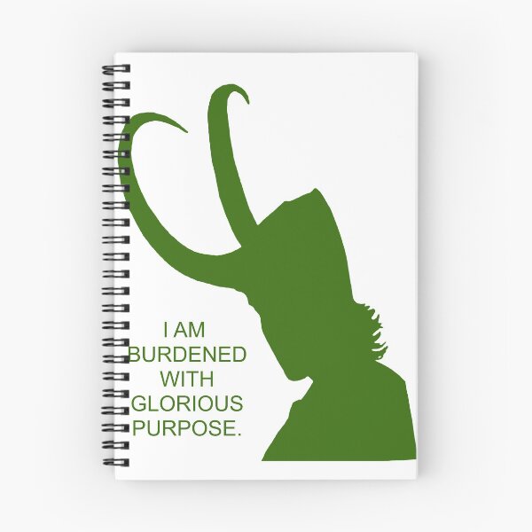 Item preview, Loki I am burdened with glorious purpose all green designed and sold by JonesAshera.