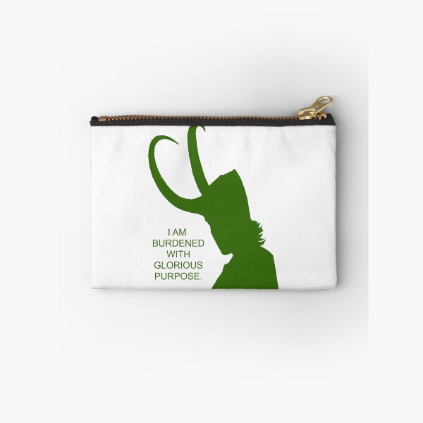 Item preview, Loki I am burdened with glorious purpose all green designed and sold by JonesAshera.